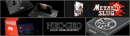Arcade Cabinet Marquee for Metal Slug 5.