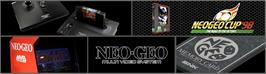 Arcade Cabinet Marquee for Neo-geo Cup '98 - The Road To The Victory.