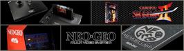 Arcade Cabinet Marquee for Samurai Shodown 2.