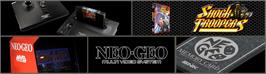 Arcade Cabinet Marquee for Shock Troopers.