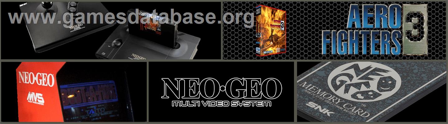 Aero Fighters 3 - SNK Neo-Geo MVS - Artwork - Marquee