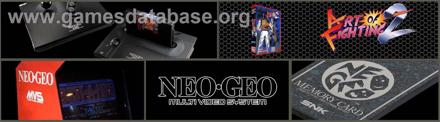 Art of Fighting 2 - SNK Neo-Geo MVS - Artwork - Marquee
