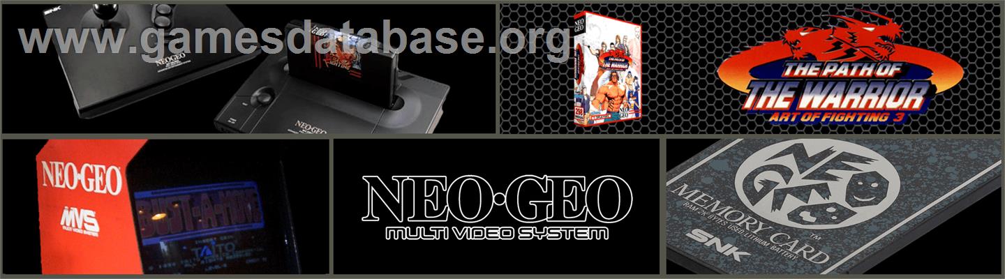 Art of Fighting 3 - The Path of the Warrior - SNK Neo-Geo MVS - Artwork - Marquee