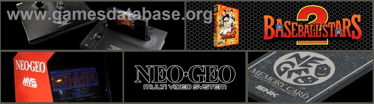 Baseball Stars 2 - SNK Neo-Geo MVS - Artwork - Marquee