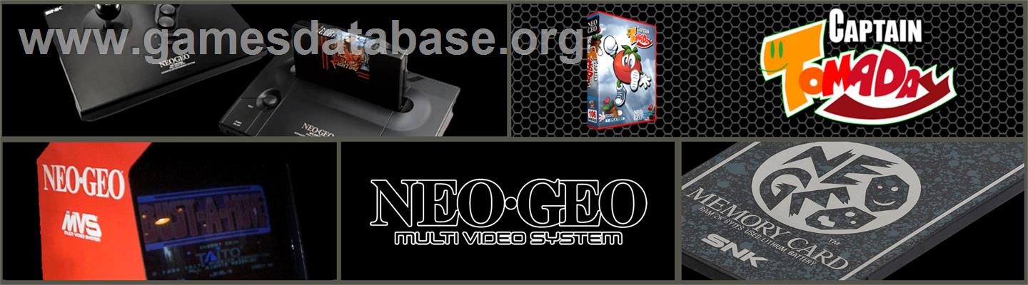 Captain Tomaday - SNK Neo-Geo MVS - Artwork - Marquee