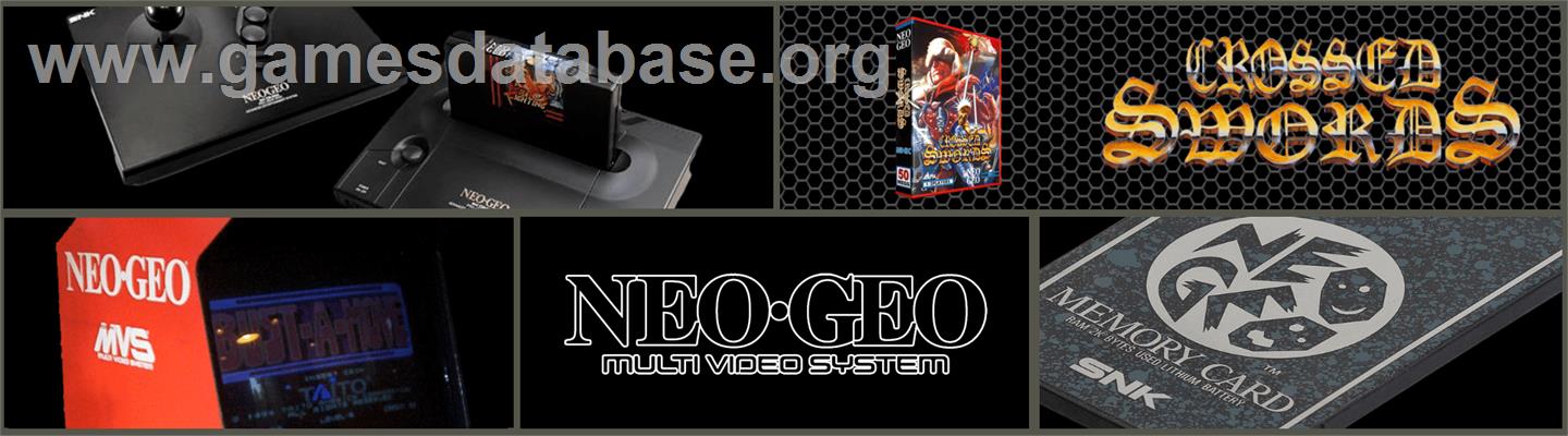 Crossed Swords - SNK Neo-Geo MVS - Artwork - Marquee
