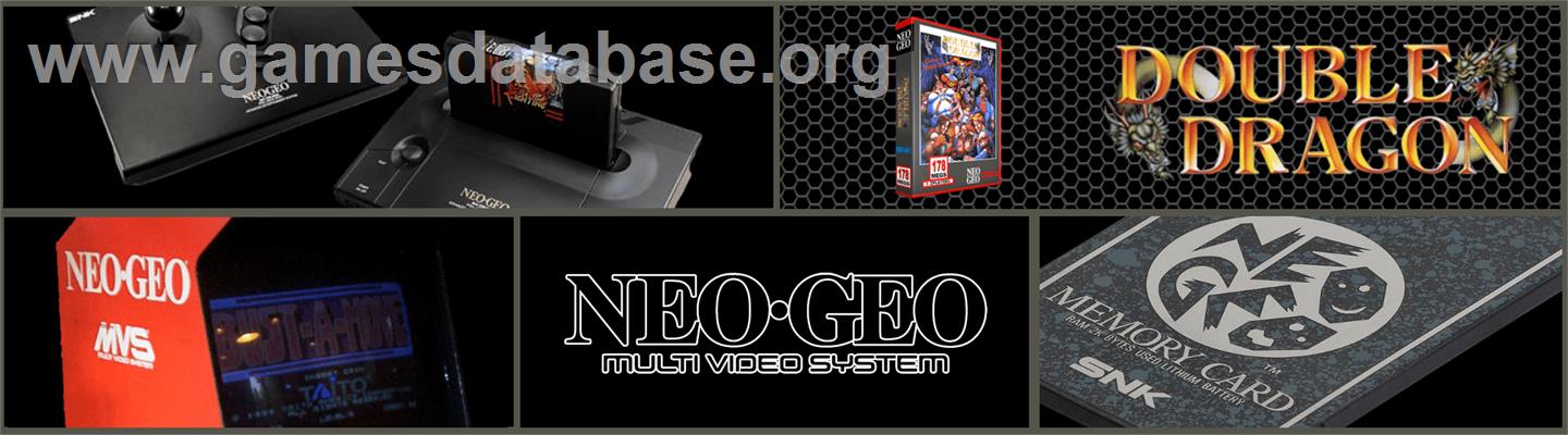Double Dragon - SNK Neo-Geo MVS - Artwork - Marquee