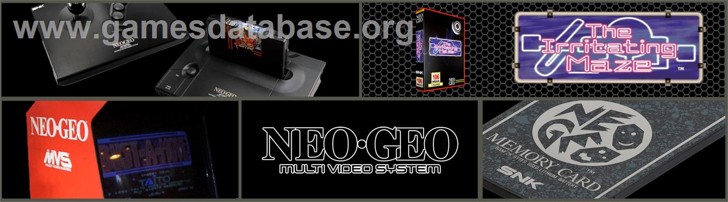 Irritating Maze - SNK Neo-Geo MVS - Artwork - Marquee