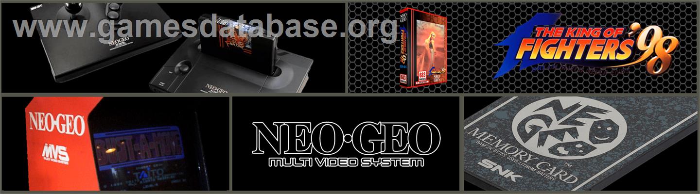 King Of Fighters '98 - The Slugfest / King Of Fighters '98 - Dream Match Never Ends, The - SNK Neo-Geo MVS - Artwork - Marquee