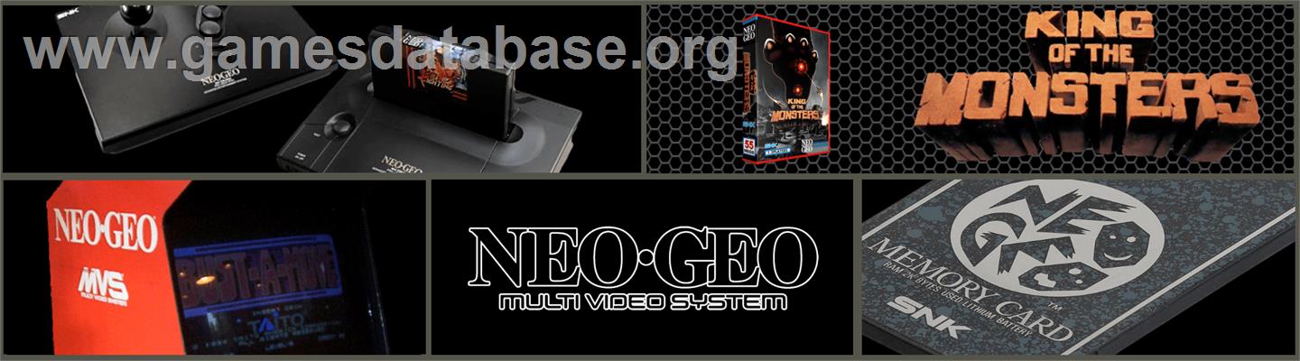 King Of The Monsters - SNK Neo-Geo MVS - Artwork - Marquee