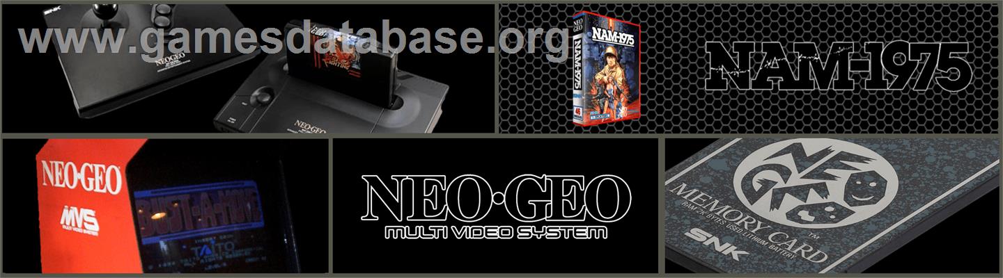 Nam-1975 - SNK Neo-Geo MVS - Artwork - Marquee