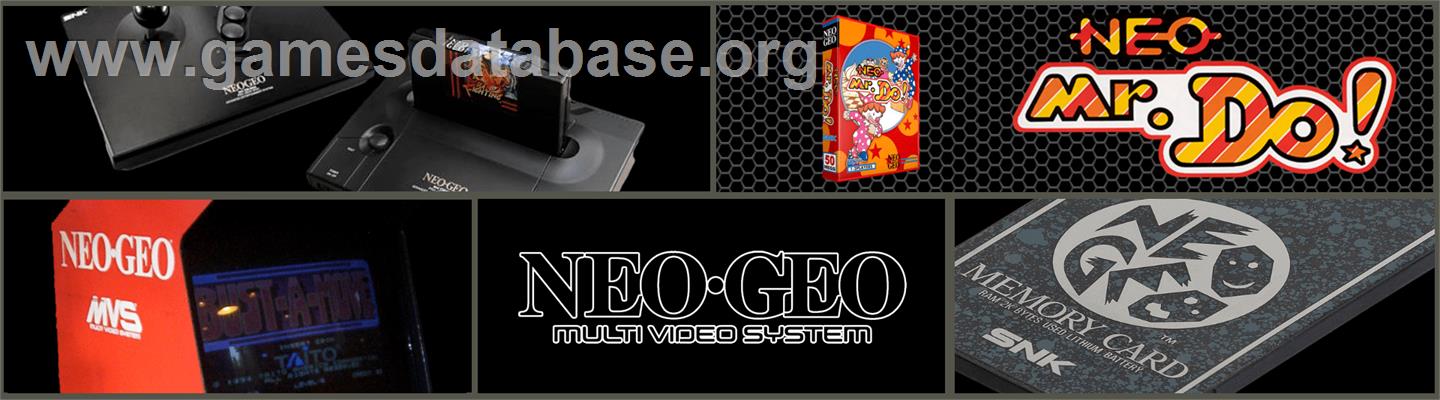 Neo Mr. Do! - SNK Neo-Geo MVS - Artwork - Marquee