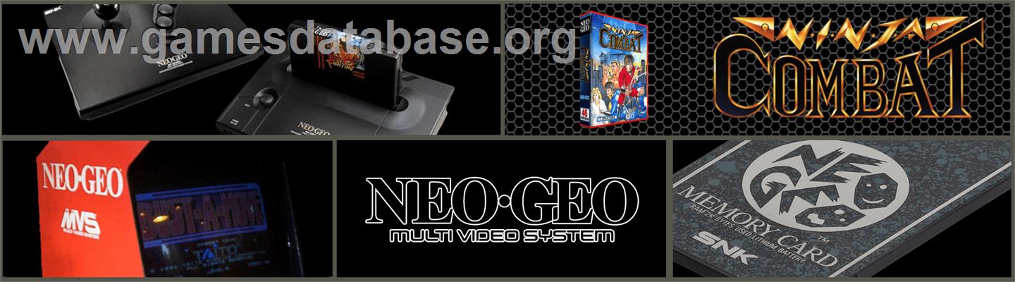 Ninja Combat - SNK Neo-Geo MVS - Artwork - Marquee