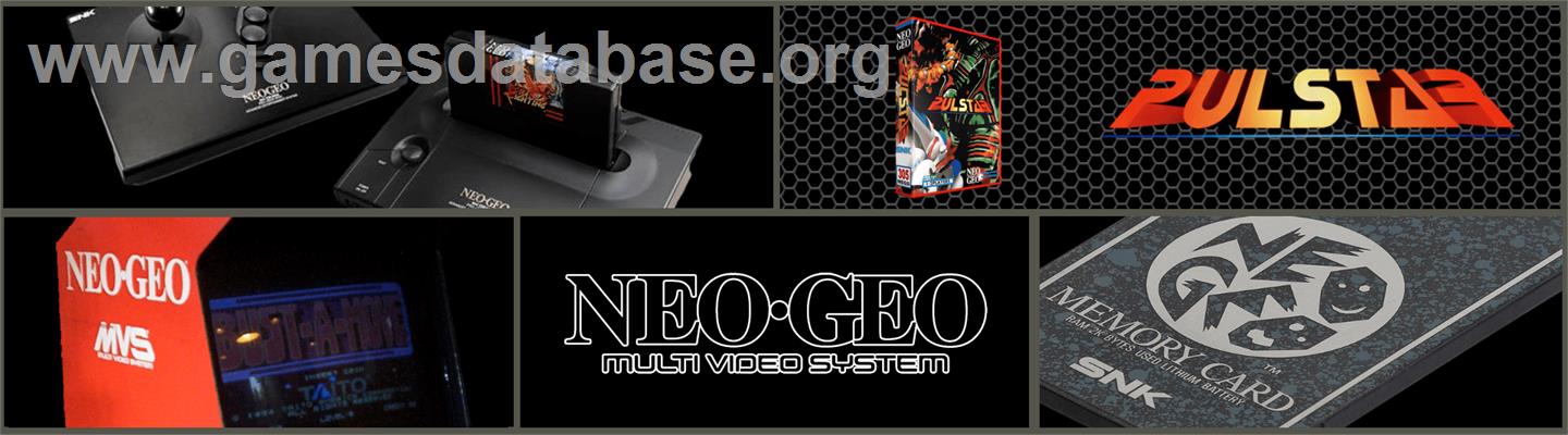 Pulstar - SNK Neo-Geo MVS - Artwork - Marquee