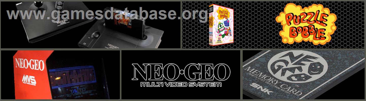Puzzle Bobble - SNK Neo-Geo MVS - Artwork - Marquee
