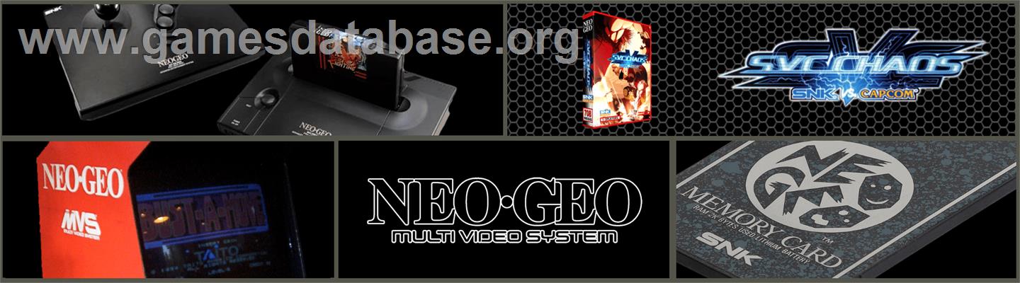 SNK vs. Capcom - SVC Chaos - SNK Neo-Geo MVS - Artwork - Marquee