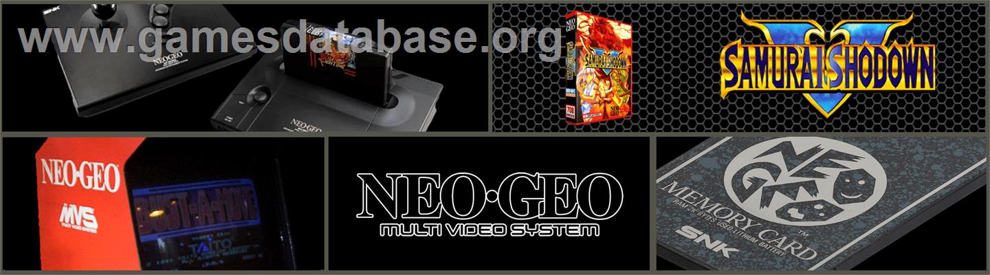 Samurai Shodown 5 - SNK Neo-Geo MVS - Artwork - Marquee