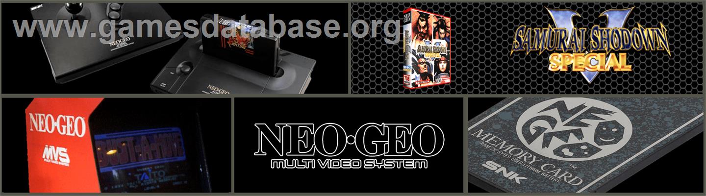 Samurai Shodown 5 Special - SNK Neo-Geo MVS - Artwork - Marquee
