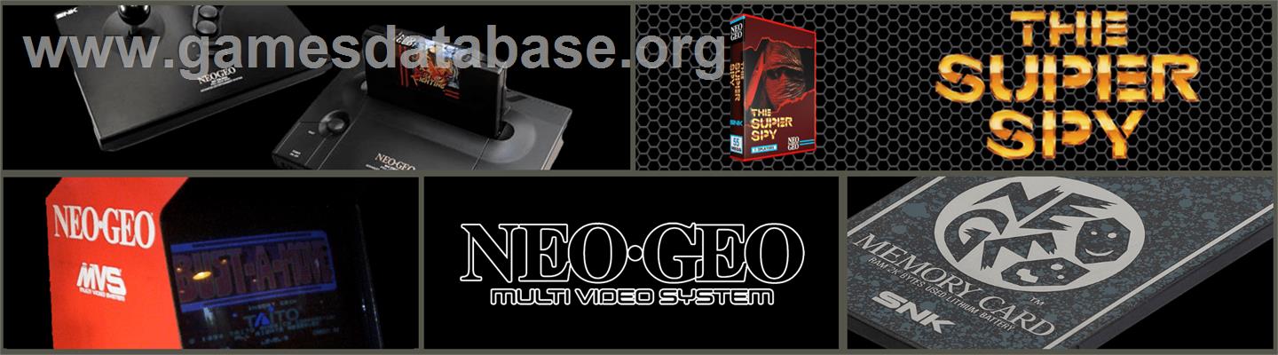 The Super Spy - SNK Neo-Geo MVS - Artwork - Marquee