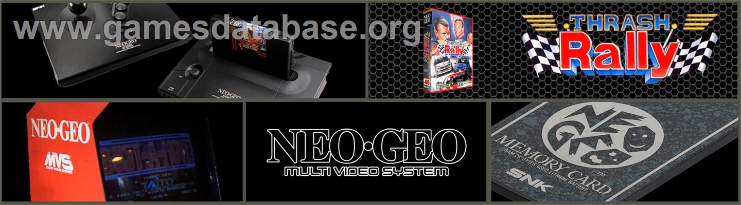Thrash Rally - SNK Neo-Geo MVS - Artwork - Marquee