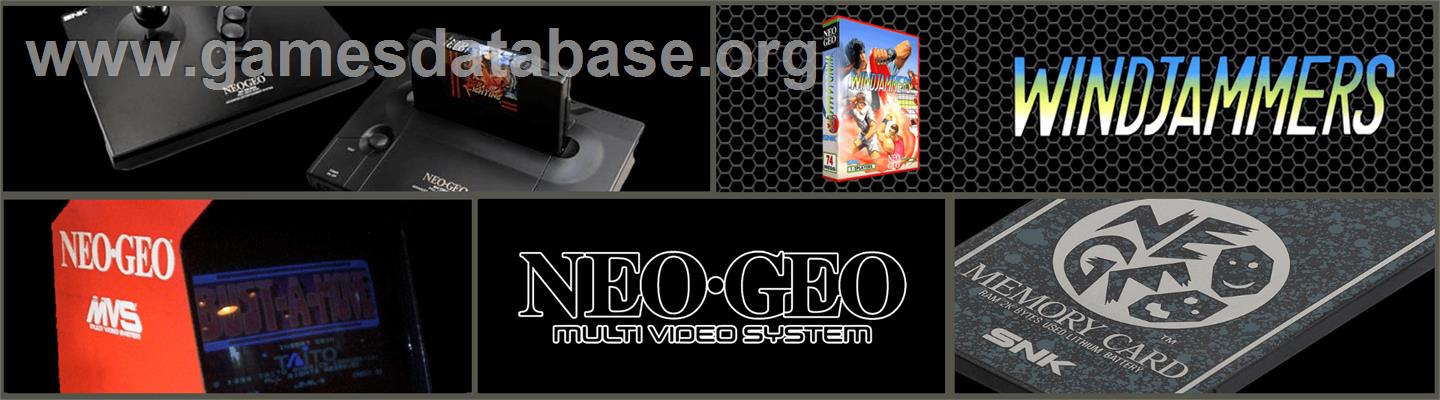 Windjammers - SNK Neo-Geo MVS - Artwork - Marquee