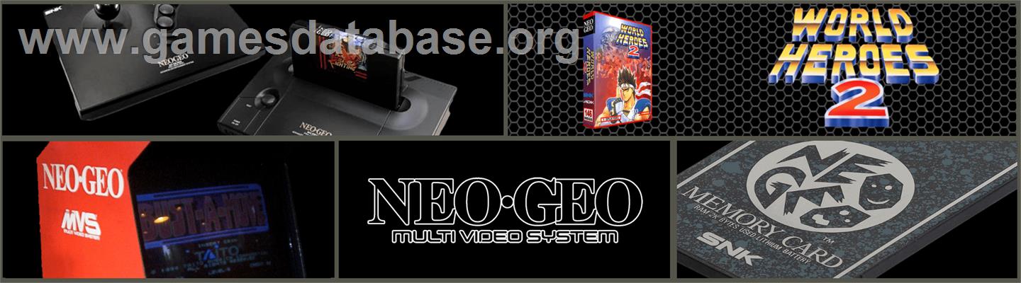 World Heroes 2 - SNK Neo-Geo MVS - Artwork - Marquee
