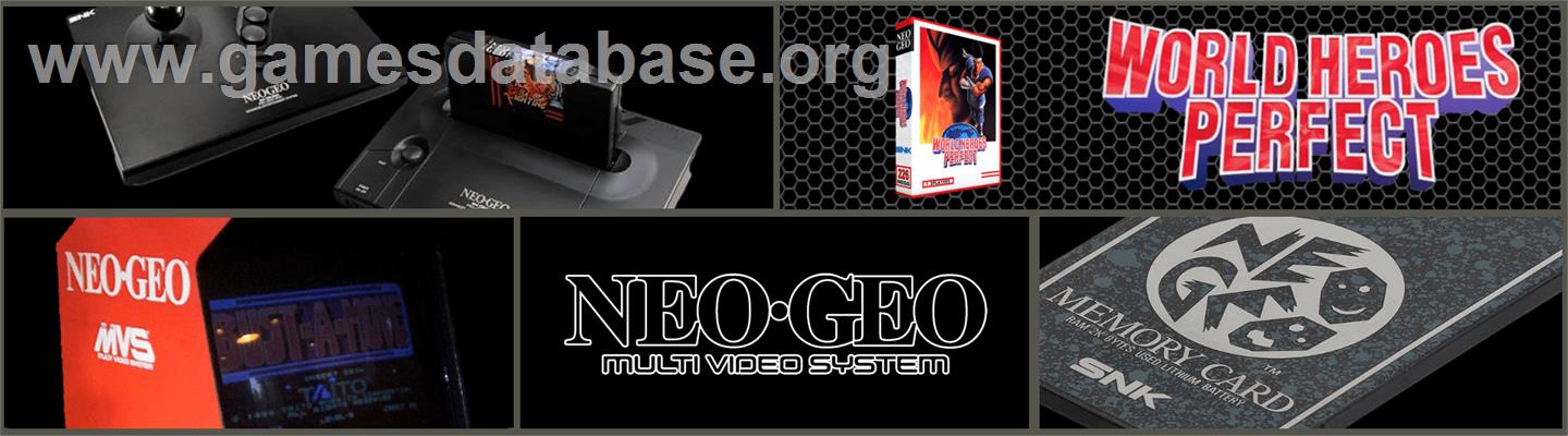 World Heroes Perfect - SNK Neo-Geo MVS - Artwork - Marquee