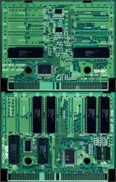Printed Circuit Board for Super Dodge Ball.