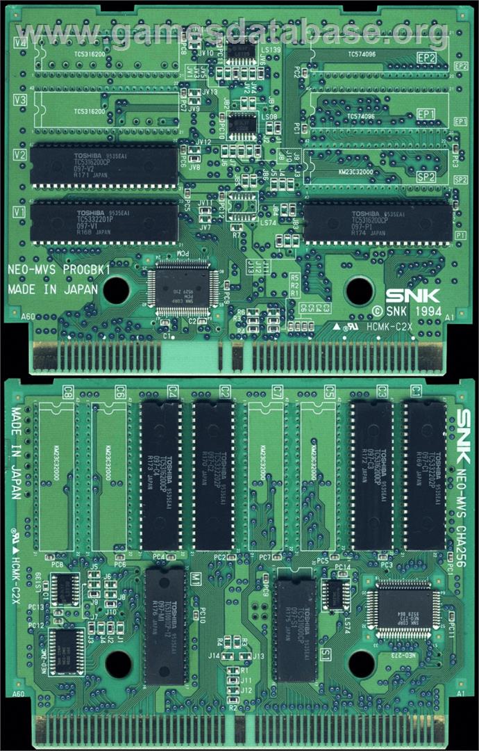 Aero Fighters 3 - SNK Neo-Geo MVS - Artwork - PCB