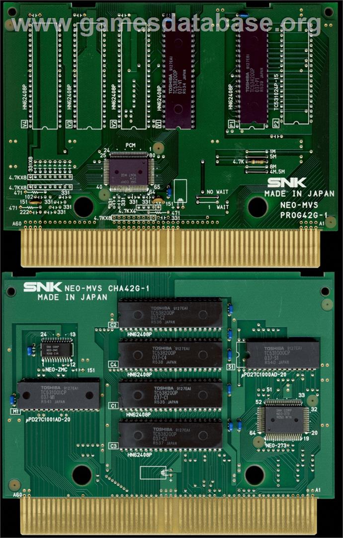 Crossed Swords - SNK Neo-Geo MVS - Artwork - PCB