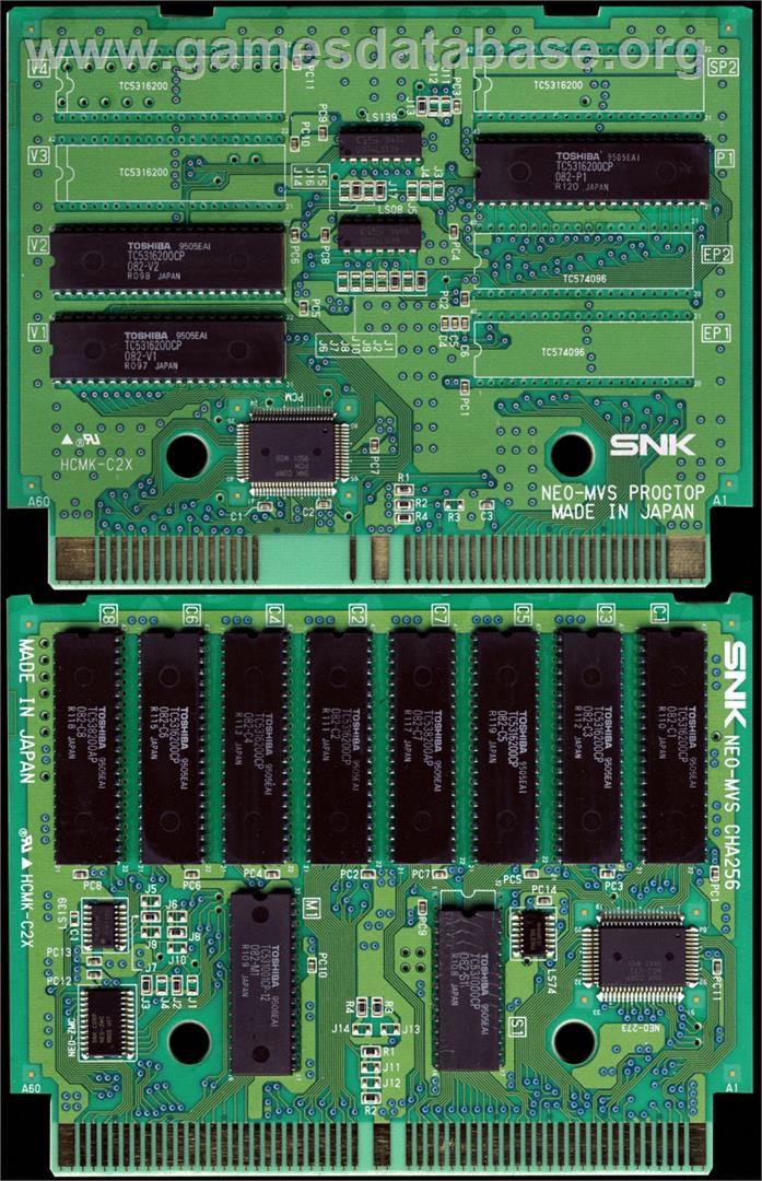 Double Dragon - SNK Neo-Geo MVS - Artwork - PCB