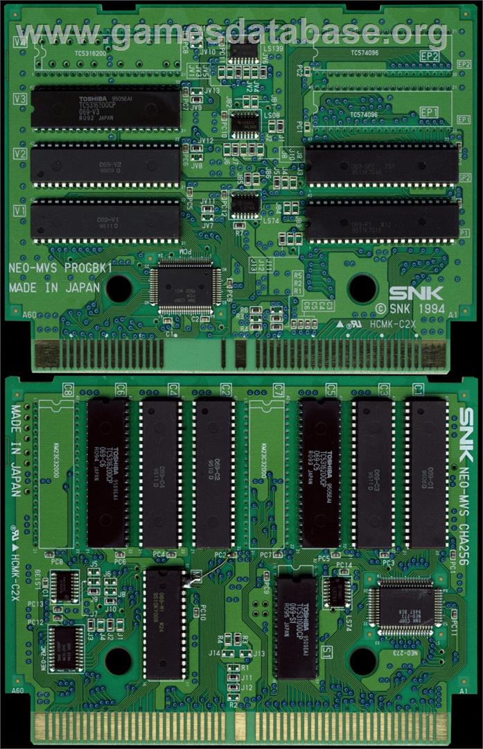 Fatal Fury 3 - Road to the Final Victory - SNK Neo-Geo MVS - Artwork - PCB