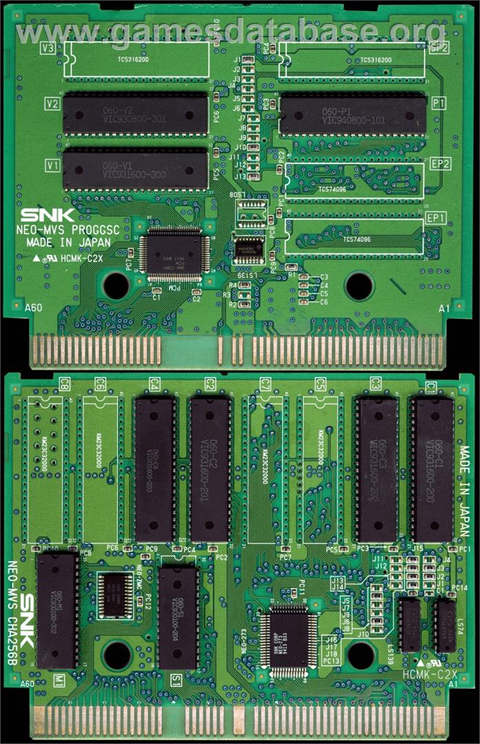Fight Fever - SNK Neo-Geo MVS - Artwork - PCB