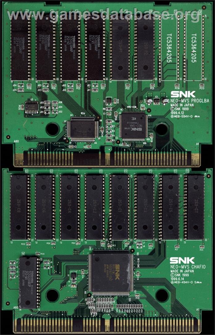 Garou - Mark of the Wolves - SNK Neo-Geo MVS - Artwork - PCB