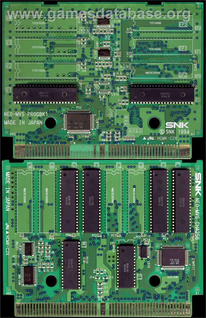 Goal! Goal! Goal! - SNK Neo-Geo MVS - Artwork - PCB