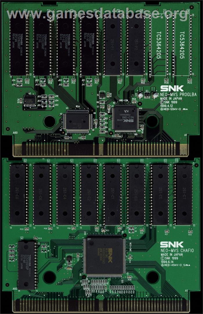 King Of Fighters '99 - Millennium Battle, The - SNK Neo-Geo MVS - Artwork - PCB