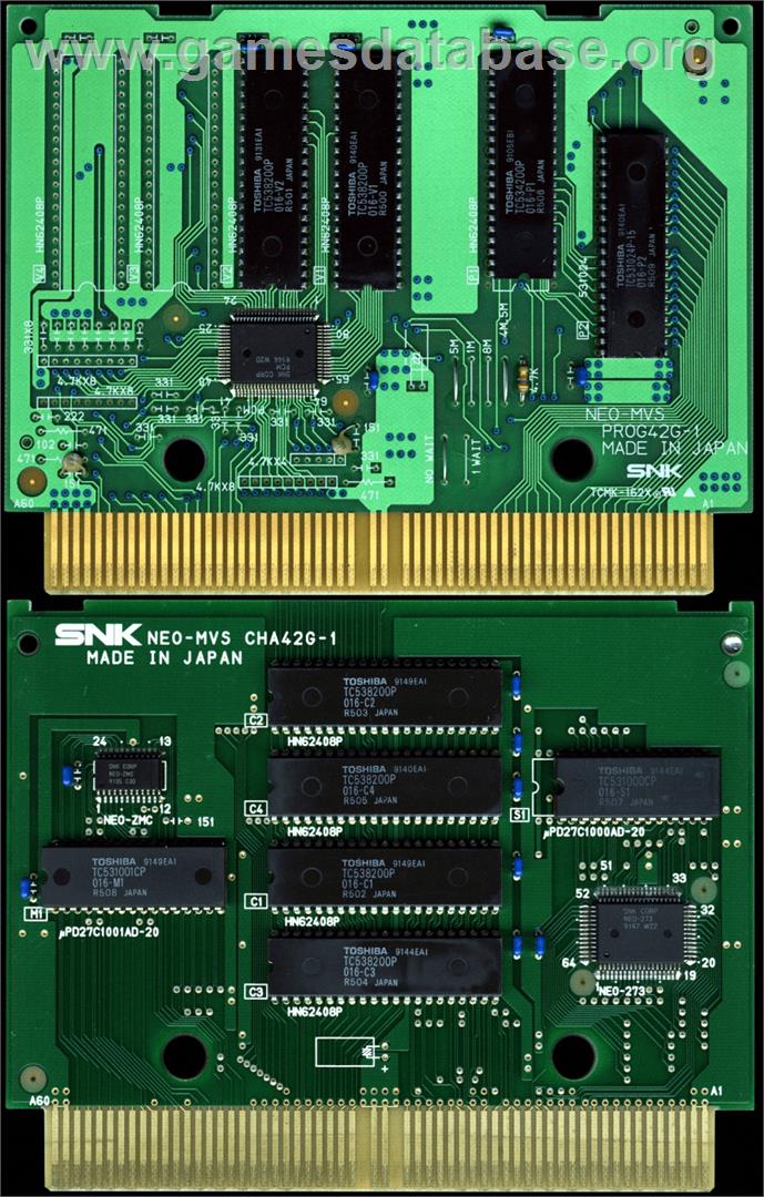 King Of The Monsters - SNK Neo-Geo MVS - Artwork - PCB