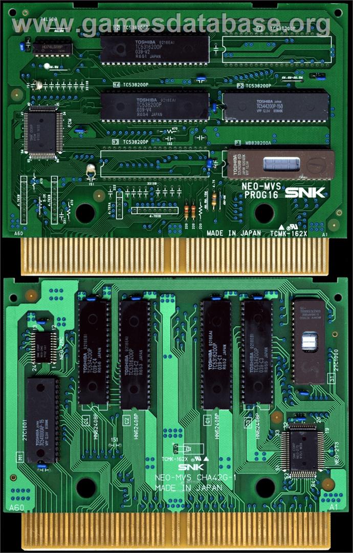 King Of The Monsters 2 - The Next Thing - SNK Neo-Geo MVS - Artwork - PCB