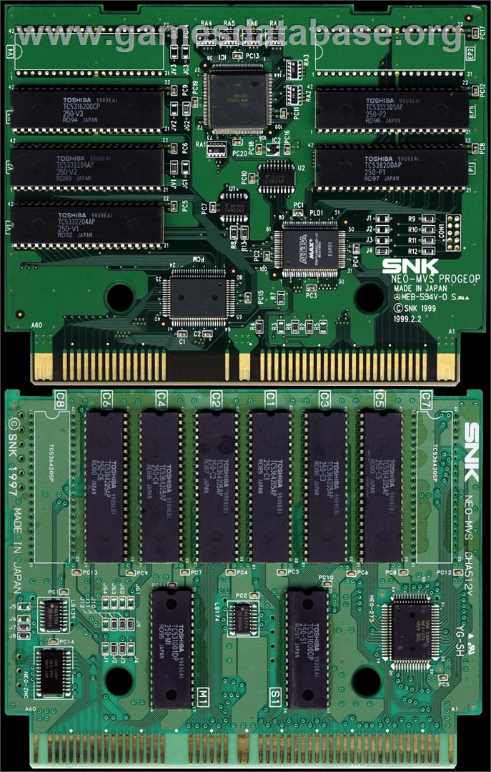 Metal Slug X - Super Vehicle-001 - SNK Neo-Geo MVS - Artwork - PCB