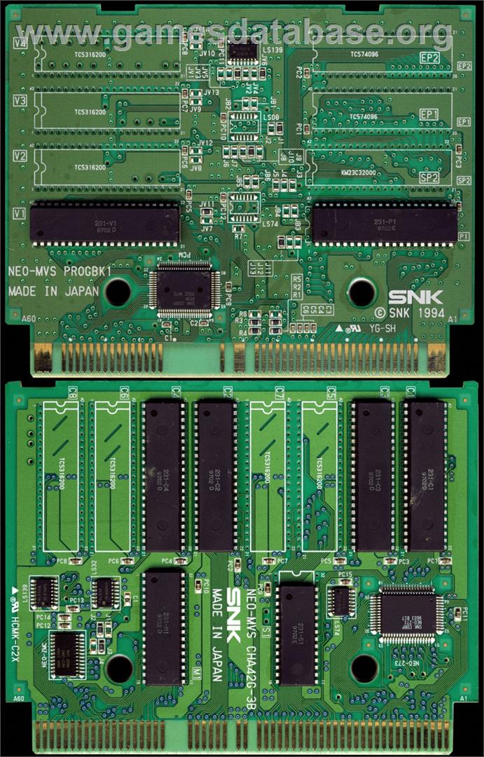 Money Puzzle Exchanger - SNK Neo-Geo MVS - Artwork - PCB