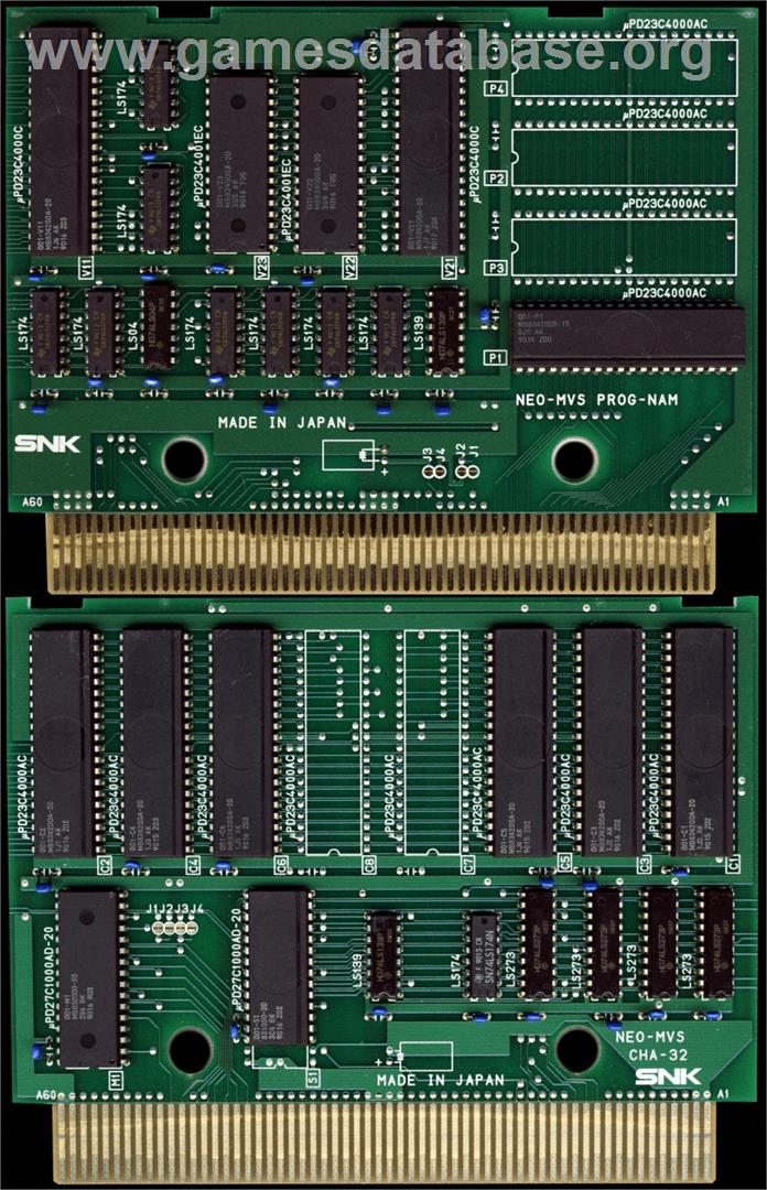 Nam-1975 - SNK Neo-Geo MVS - Artwork - PCB