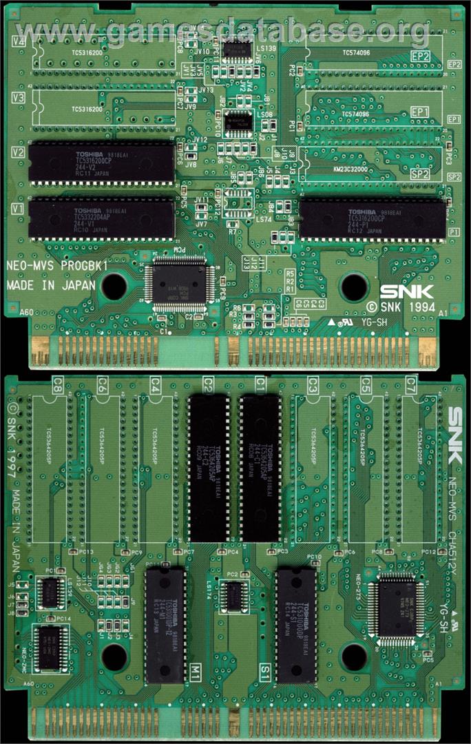 Neo-geo Cup '98 - The Road To The Victory - SNK Neo-Geo MVS - Artwork - PCB