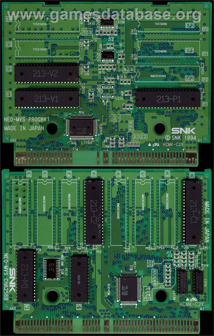 Neo Drift Out - New Technology - SNK Neo-Geo MVS - Artwork - PCB