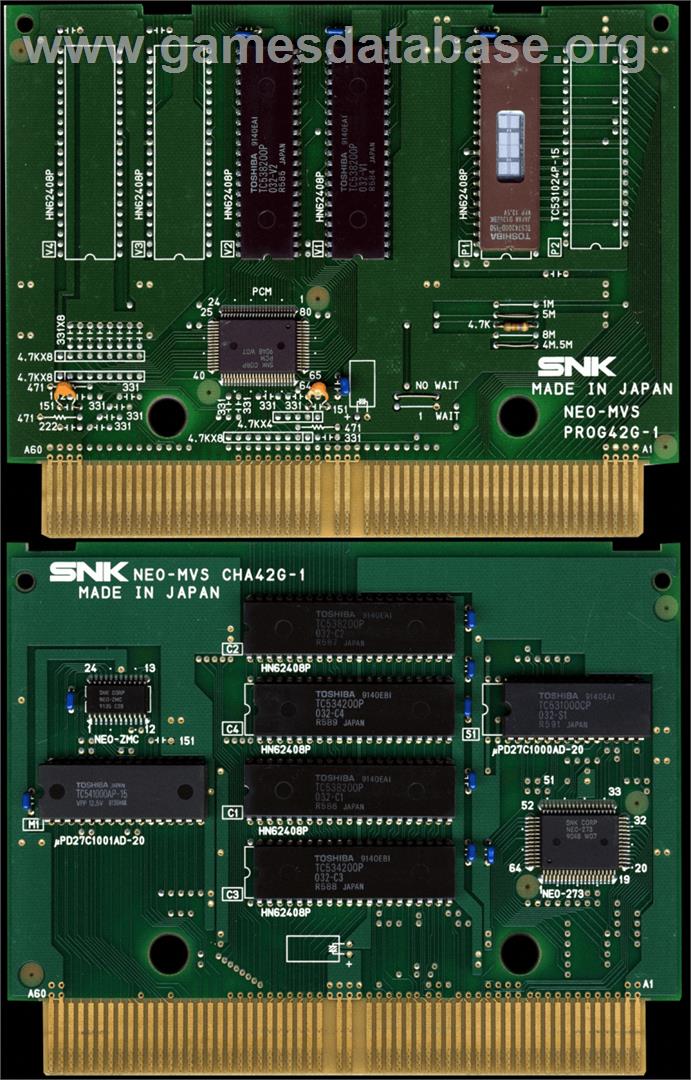 Robo Army - SNK Neo-Geo MVS - Artwork - PCB