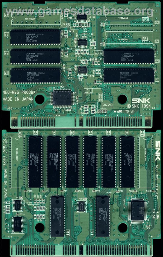 Shock Troopers - 2nd Squad - SNK Neo-Geo MVS - Artwork - PCB