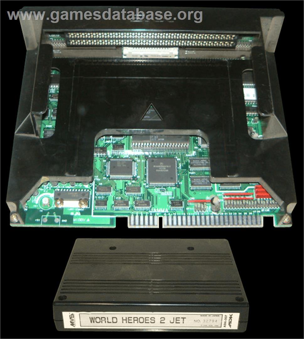 World Heroes 2 Jet - SNK Neo-Geo MVS - Artwork - PCB