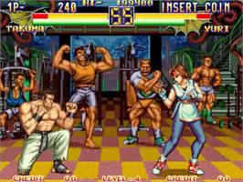 In game image of Art of Fighting 2 on the SNK Neo-Geo MVS.