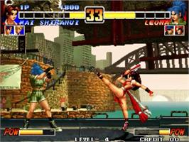 In game image of King Of Fighters '96, The on the SNK Neo-Geo MVS.