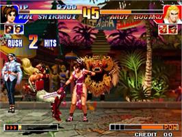 In game image of King Of Fighters '97, The on the SNK Neo-Geo MVS.