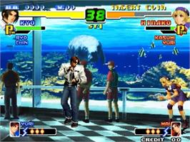 In game image of King Of Fighters 2000, The on the SNK Neo-Geo MVS.
